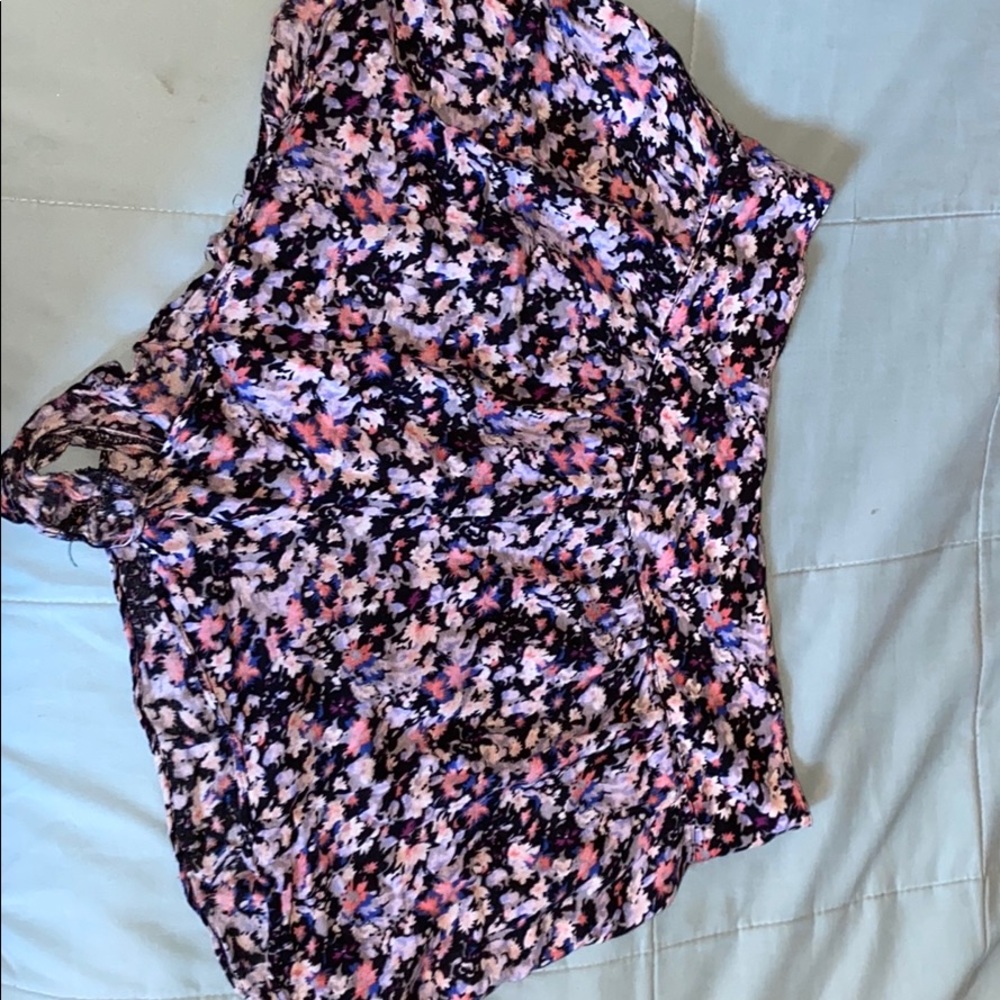 Floral Print Cloth Shorts.